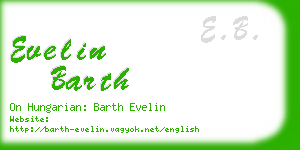 evelin barth business card